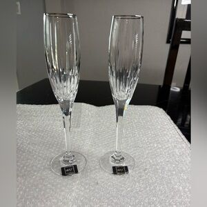 Mikasa Arctic Lights Champagne Flutes - Set of two